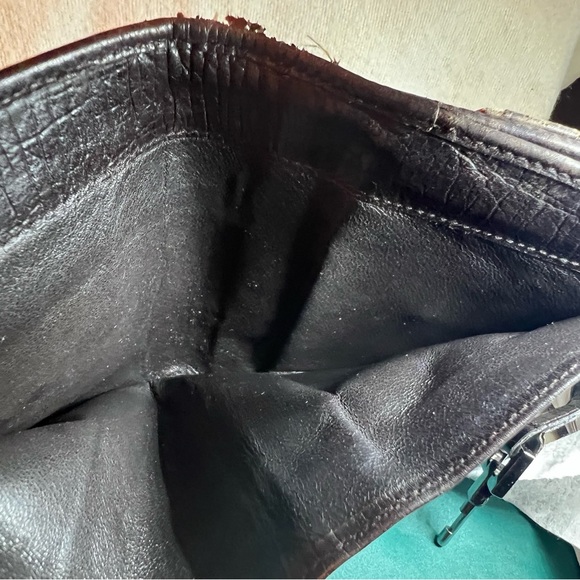 Gucci Compact Trifold Wallet Sherry line GG Canvas Preloved Unisex - Picture 12 of 16